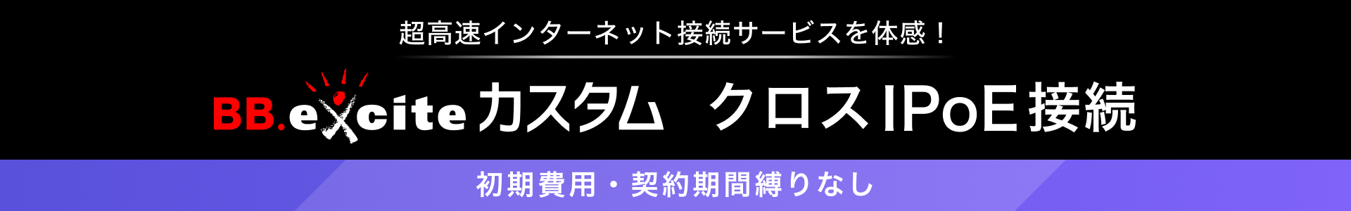 BB.exciteコネクト10g IPoE接続プラン